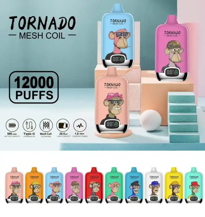 AUPO Tornado 12000 - bobina a rete Vape