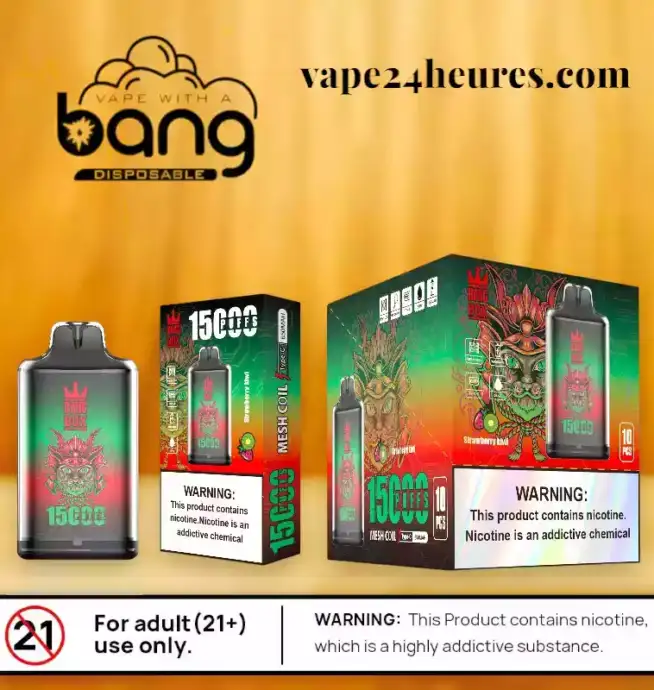 BANG BOX S1 15000 Puff – Vape Puissante & Fruitée
