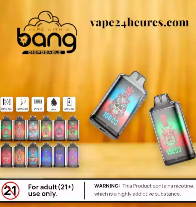 BANG BOX S1 15000 Puff – Vape Puissante & Fruitée