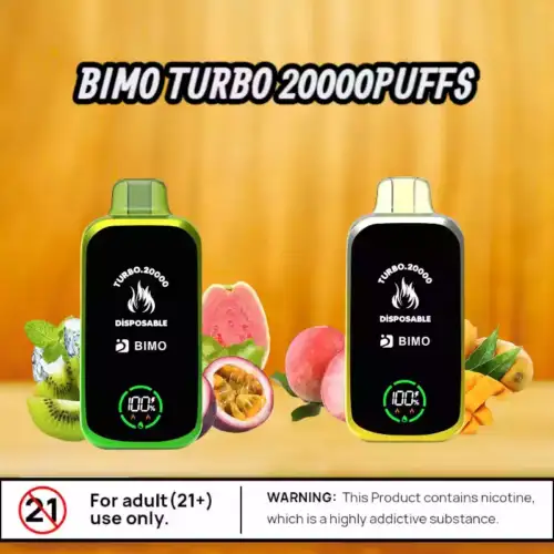 BIMO Turbo 20000 Vapeur Intense et Saveurs XXL