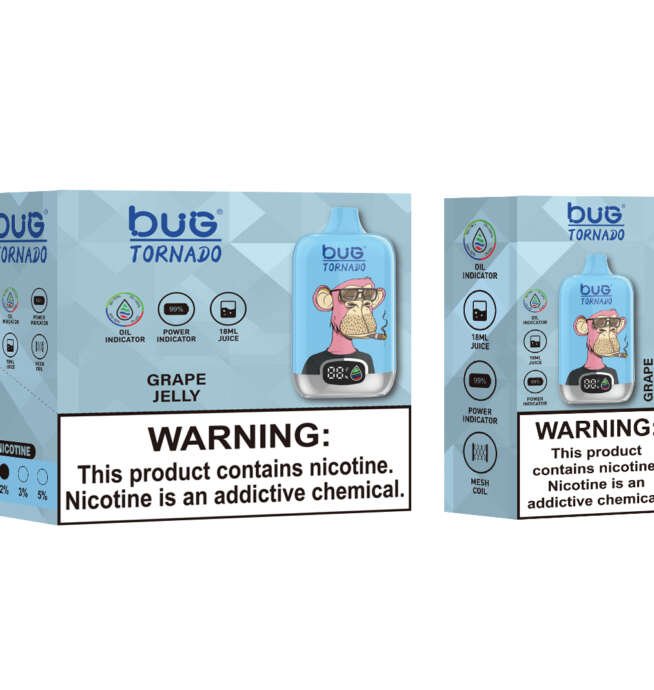 BUG-01 Monkey 12000 Puffs – Vape Fruitée XXL