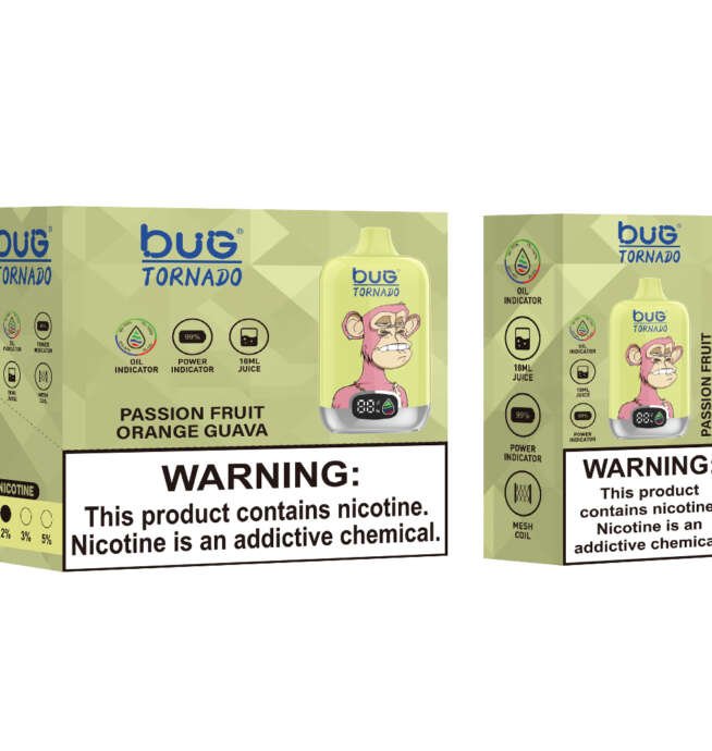 BUG-01 Monkey 12000 Puffs – Vape Fruitée XXL