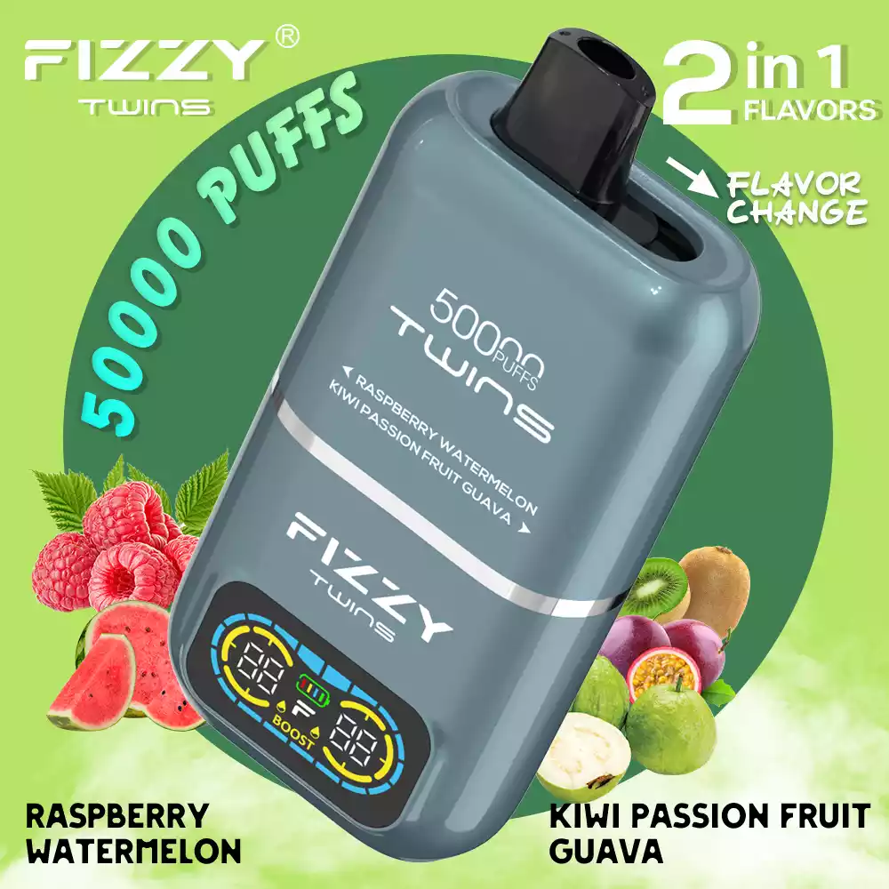 FIZZY Twins 50000 Puffs - Double Flavor