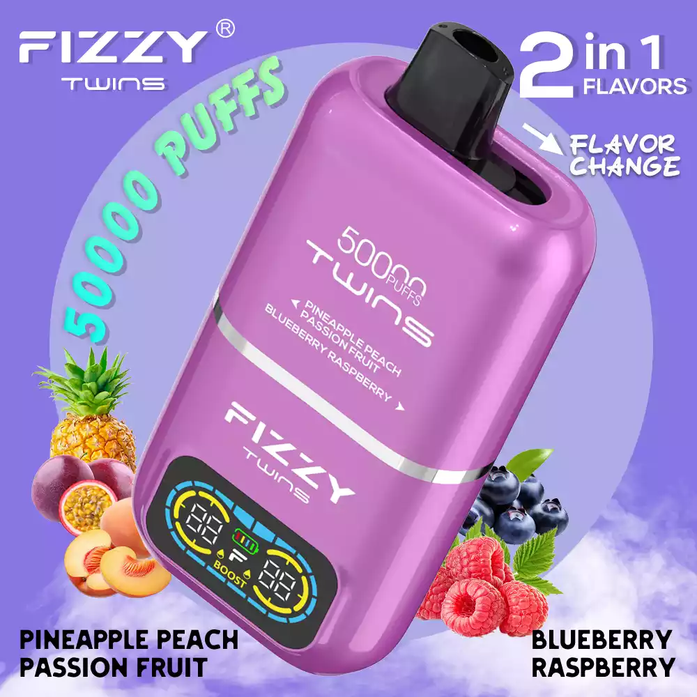 FIZZY Twins 50000 Puffs - Double Flavor