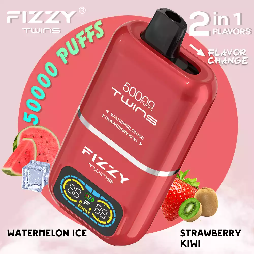 FIZZY Twins 50000 Puffs - Double Flavor