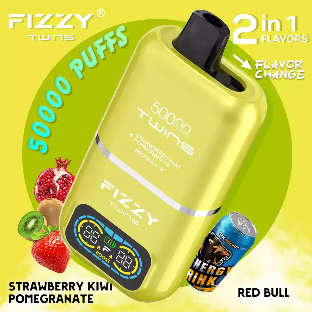 FIZZY Twins 50000 Puffs - Double Flavor