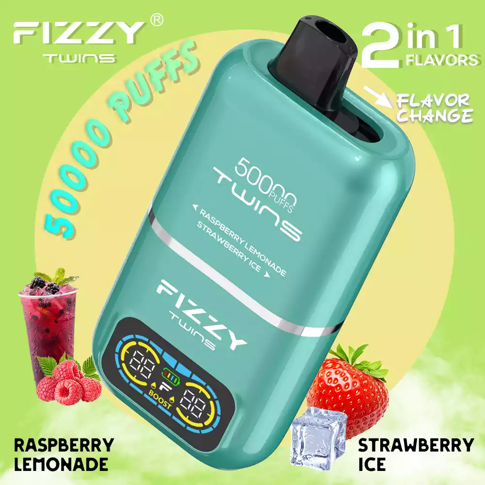 FIZZY Twins 50000 Puffs - Double Flavor