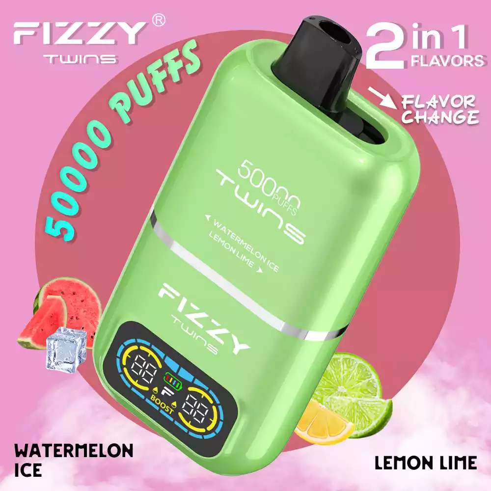 FIZZY Twins 50000 Puffs - Double Flavor