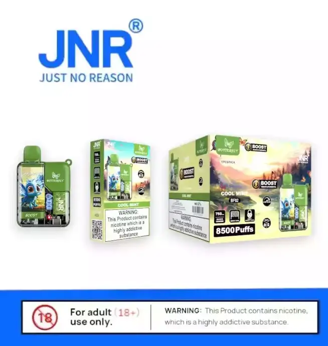 JNR Butterfly 8500 Puff – Vape Rechargeable Premium