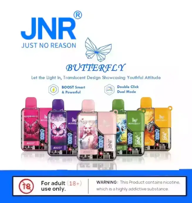 JNR Butterfly 8500 Puff – Vape Rechargeable Premium