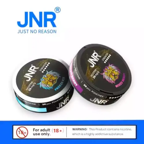 JNR Nicotine Pouches 25mg – Sans tabac