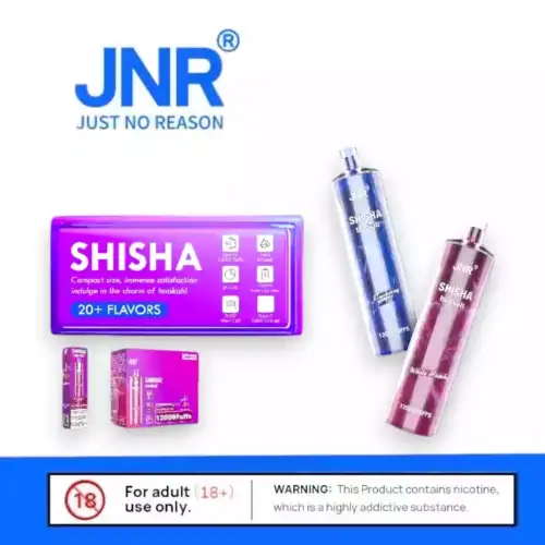 JNR Shisha 12K Puffs – Vape Rechargeable Premium