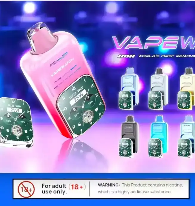 JNR Vape Watch 30000 Puffs – Vape Montre Intelligente