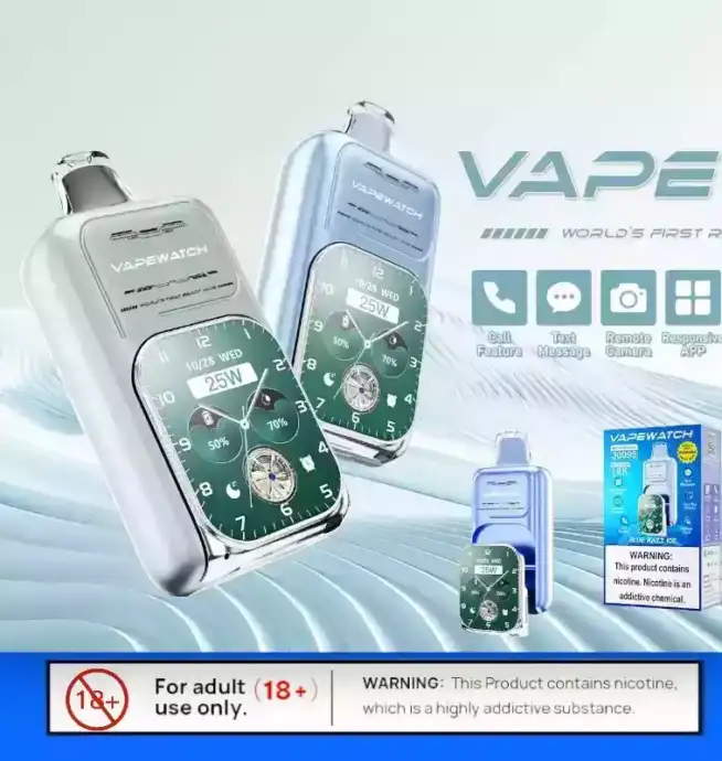 JNR Vape Watch 30000 Puffs – Vape Montre Intelligente