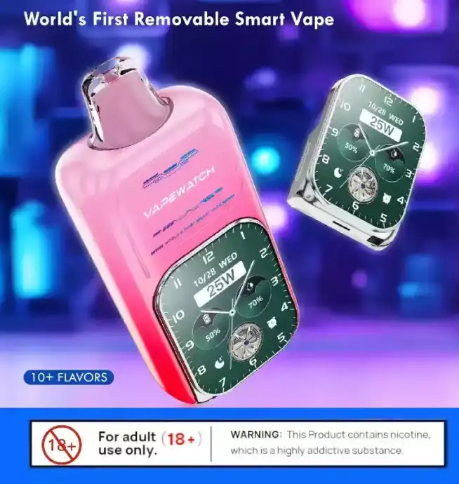JNR Vape Watch 30000 Puffs – Vape Montre Intelligente