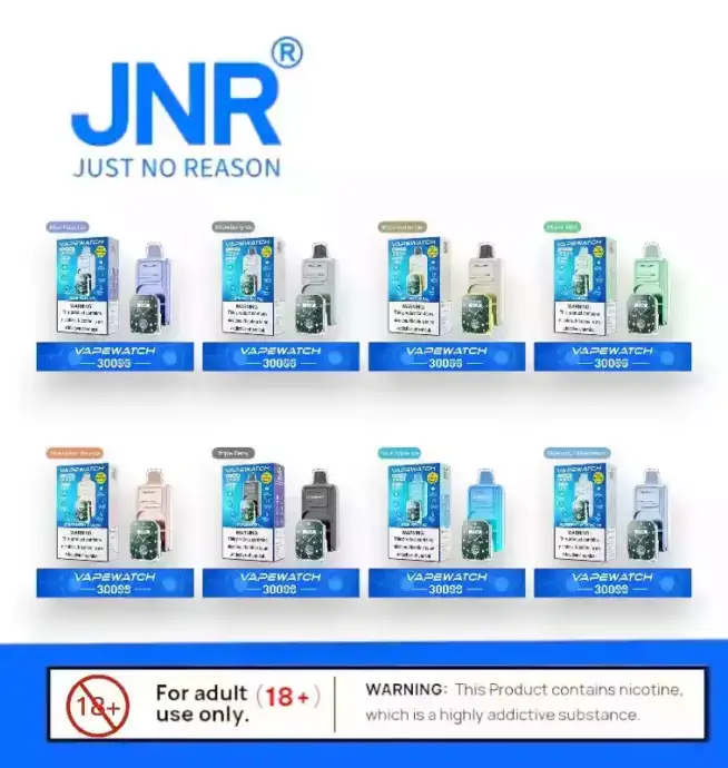JNR Vape Watch 30000 Puffs – Vape Montre Intelligente