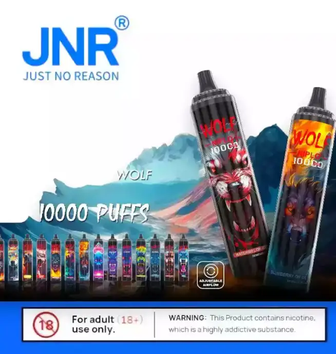 JNR Wolf 10000 Puff – Vape Puissante et Stylée