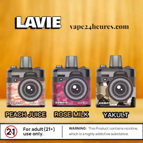 LAVIE Camera 8000 – Vape Jetable Rechargeable