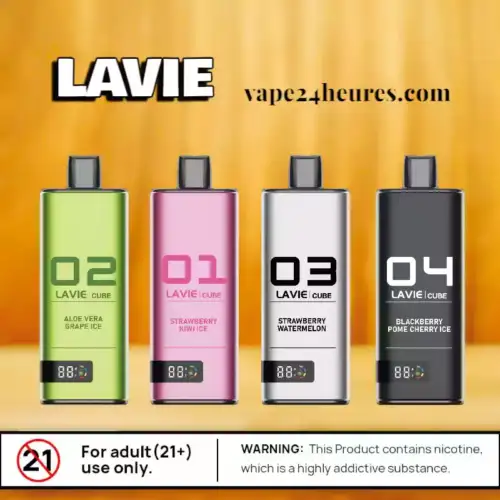 LAVIE Cube 20000 – Vape Jetable Double Coil