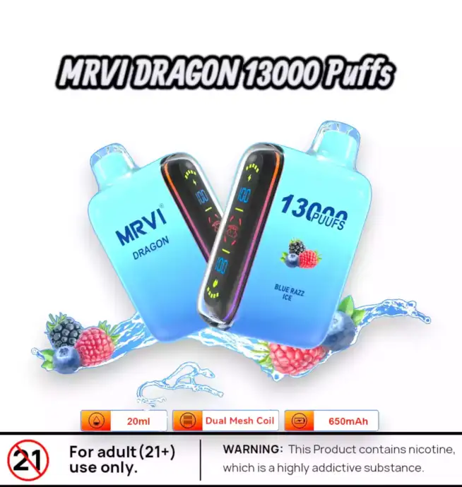 MRVI DRAGON 13000 - Vape potente e sostenibile