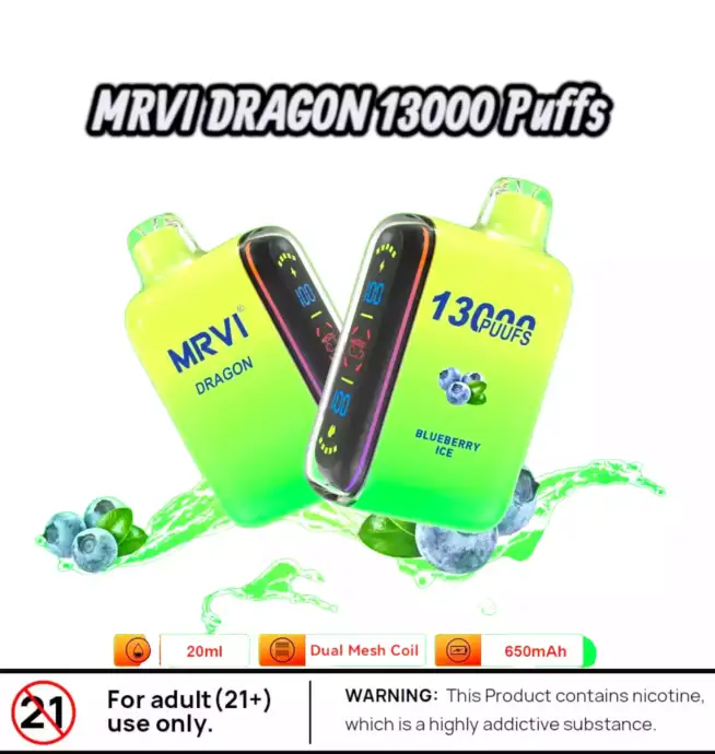 MRVI DRAGON 13000 - Vape potente e sostenibile