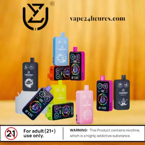UZY Tornado 30000 Puffs – Vape Double Saveur Puissante