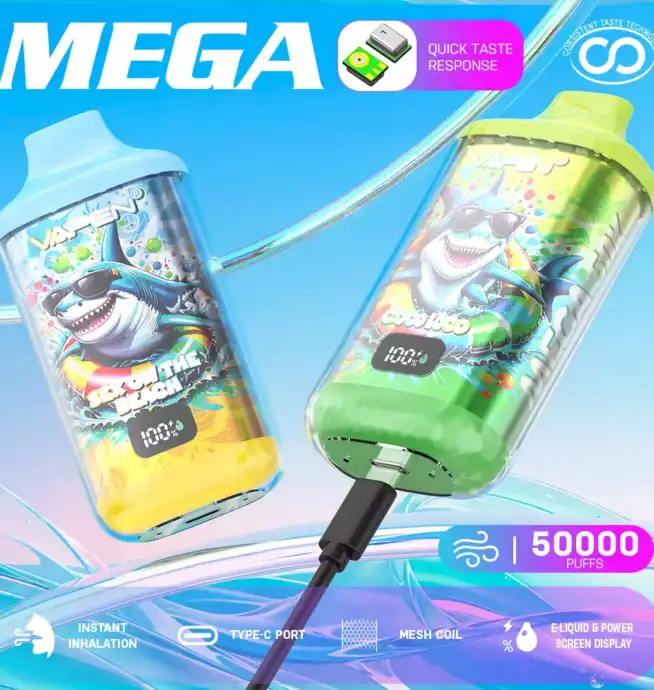 VAPEN MEGA 50K – Vape Puissante & Durable