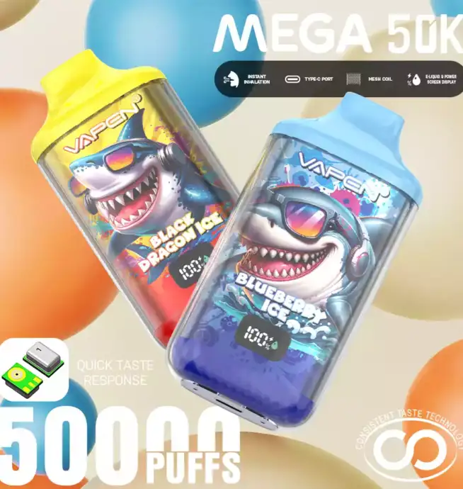 VAPEN MEGA 50K – Vape Puissante & Durable