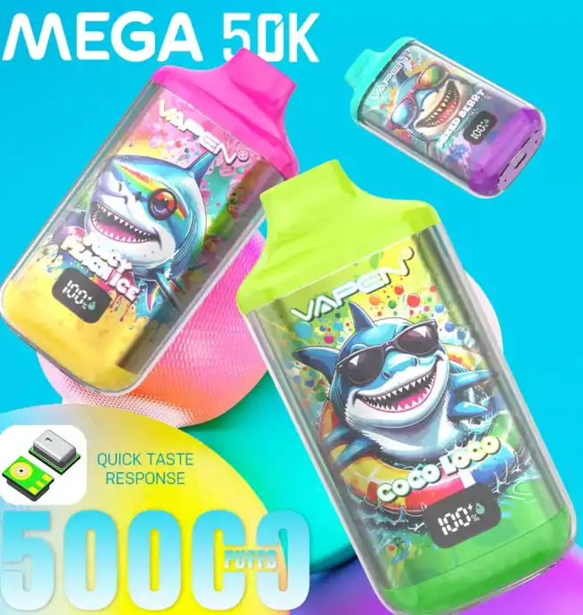 VAPEN MEGA 50K – Vape Puissante & Durable