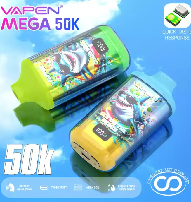 VAPEN MEGA 50K – Vape Puissante & Durable