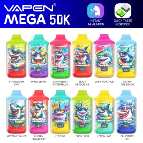 VAPEN MEGA 50K – Vape Puissante & Durable