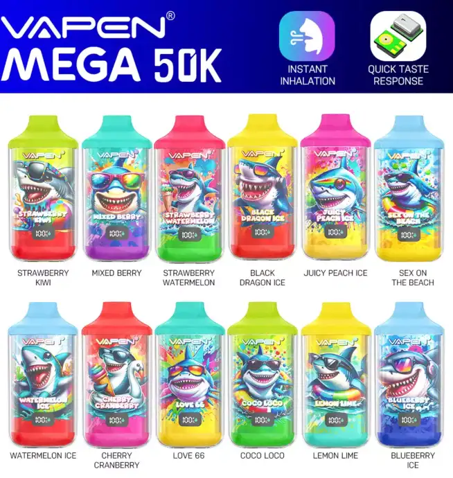 VAPEN MEGA 50K – Vape Puissante & Durable