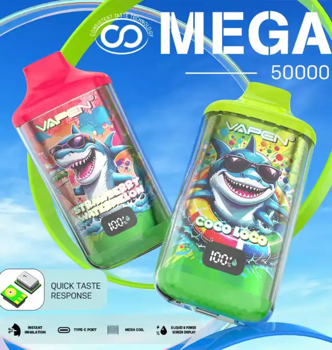 VAPEN MEGA 50K – Vape Puissante & Durable