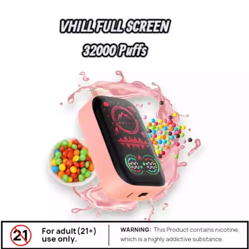 VHILL FULL SCREEN 32000 Puffs – Écran & Airflow réglable
