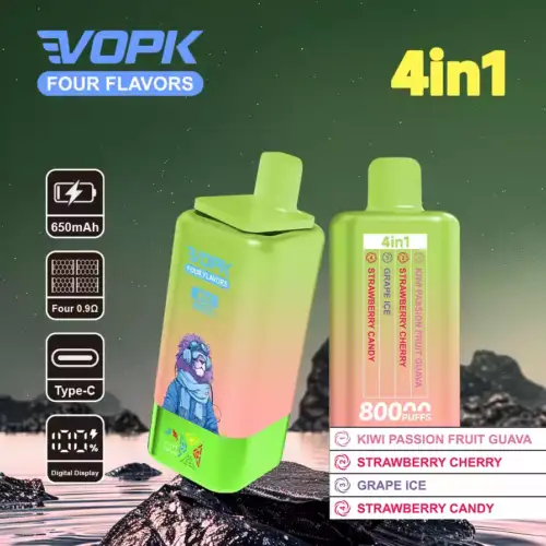 VOPK Four Flavors 80000 Puffs – Vape Multi-saveurs Puissante