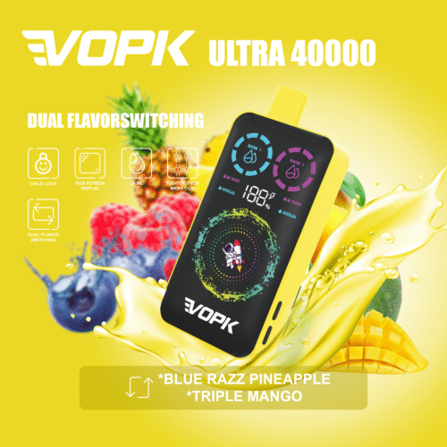 VOPK ULTRA 40000 Puffs Vape avec Écran