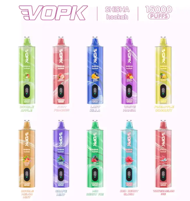 VOPK shisha narghilè 15000 PUFFS Vape Intense