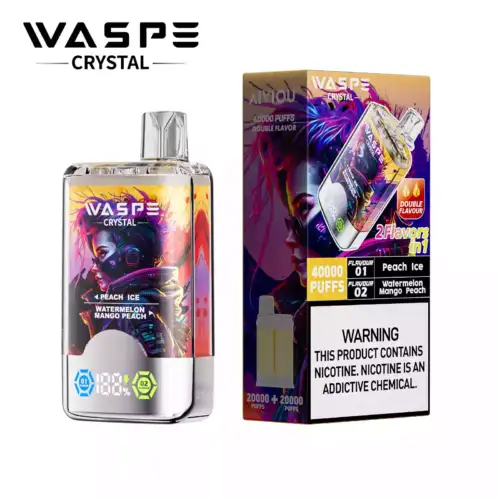 Waspe Crystal 40000 – Vape Double Saveur