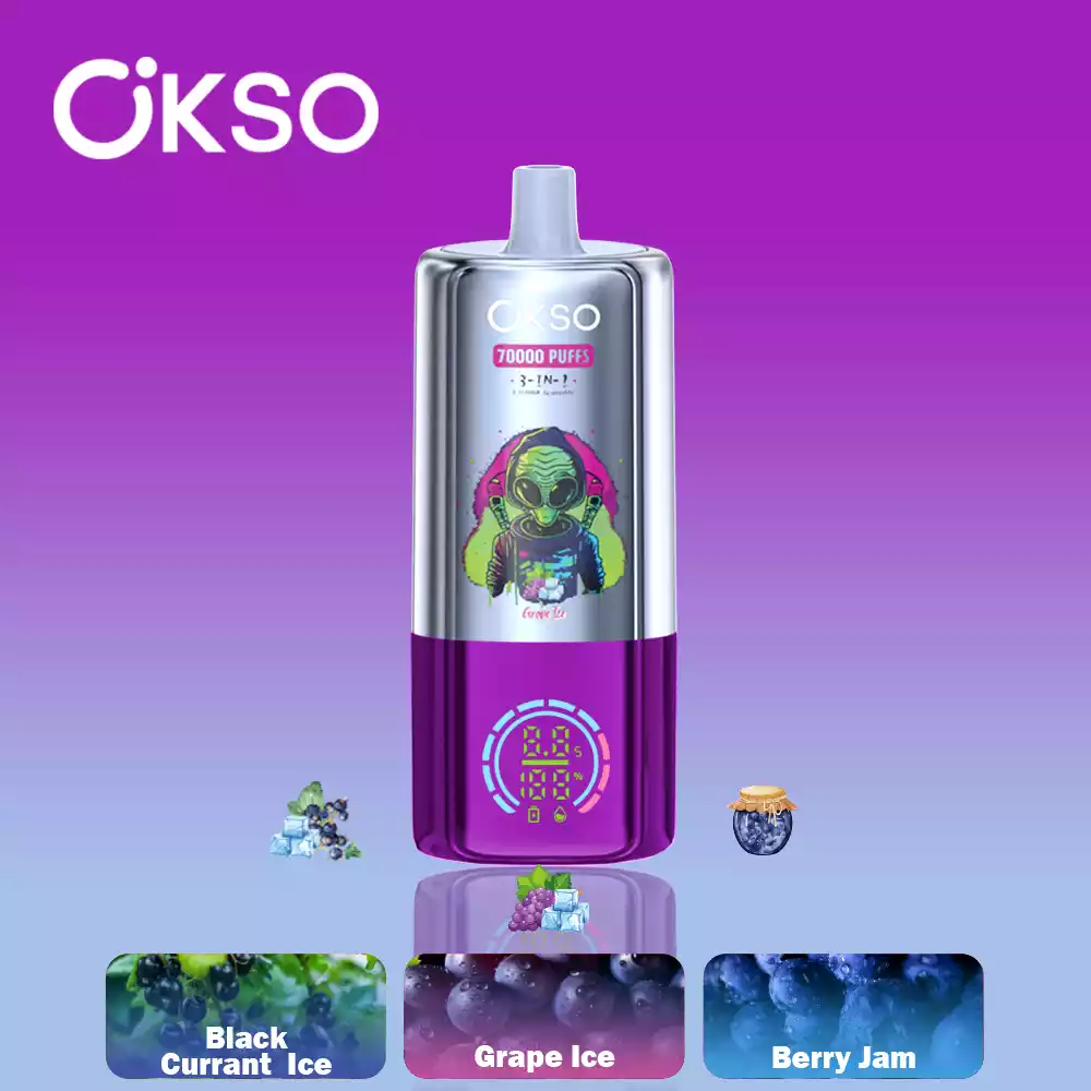 OKSO 3in1 70K – Vape triple saveur XXL