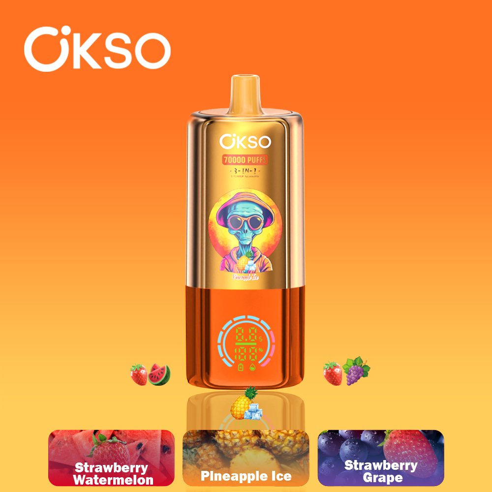 OKSO 3in1 70K – Vape triple saveur XXL