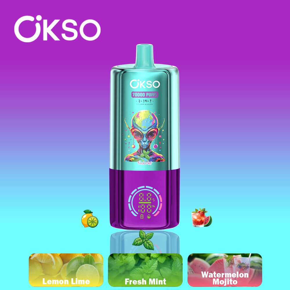 OKSO 3in1 70K – Vape triple saveur XXL